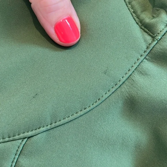 Nike Green Softshell Running Full Zip Up Jacket Size S - Picture 10 of 10